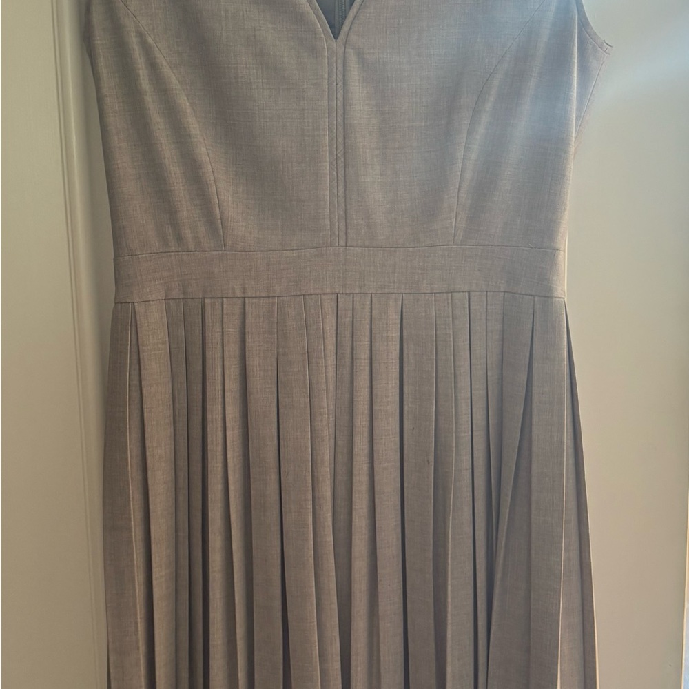 J. Crew Gray Midi Dress with Timeless Elegance